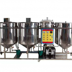 #For Copra crude oil refining deodorization machine / crude palm coconut oil refinery plant