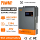 PowMr 6200W Hybrid Solar Inverter 48V 220V Off grid Inverter With MPPT 120A Charger Work Without Battery Parallel Up to 12 Units