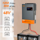PowMr 6200W Hybrid Solar Inverter 48V 220V Off grid Inverter With MPPT 120A Charger Work Without Battery Parallel Up to 12 Units