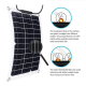 1000W 500W High-Efficiency Flexible Solar Panel Kit with 12V Battery Charger & 100A Controller for RV Yacht Boat Off-Grid Power