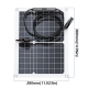 1000W 500W High-Efficiency Flexible Solar Panel Kit with 12V Battery Charger & 100A Controller for RV Yacht Boat Off-Grid Power