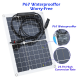 1000W 500W High-Efficiency Flexible Solar Panel Kit with 12V Battery Charger & 100A Controller for RV Yacht Boat Off-Grid Power