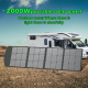 2000w 1500w 1000w 500w Flexible Foldable Solar Panel High Efficience Travel &  & Boat Portable 12V Solar Panel Kit